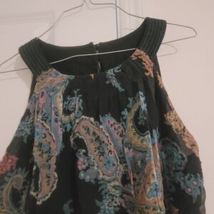 Adrianna Papell Multicolor Paisley Dress